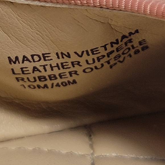 Michael Kors Bow Suede Round Toe Ballet Flats Coral Peachy Women's Size 10 - Picture 9 of 13